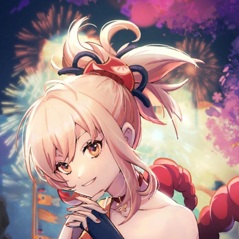 Naganohara Yoimiya xinh xắn ngọt ngào