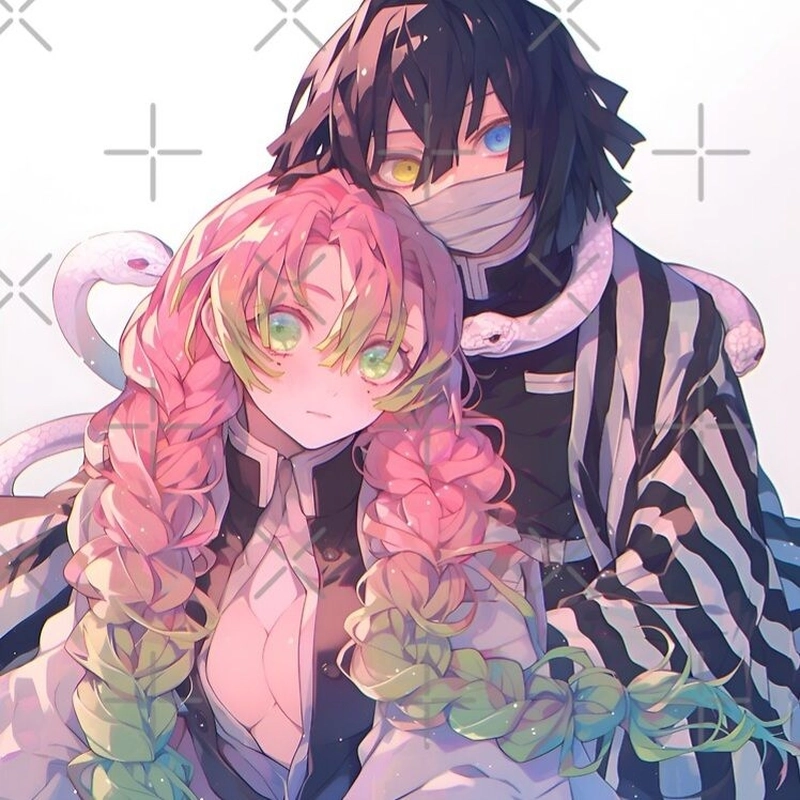 Obanai và Mitsuri lãng mạn dễ thương