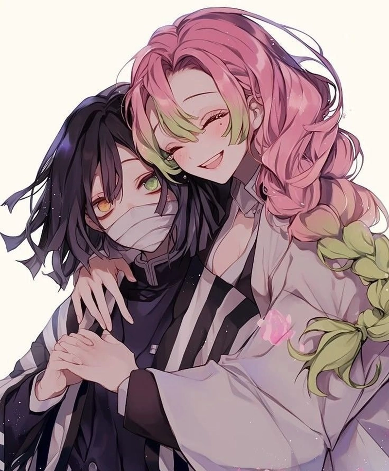 Obanai và Mitsuri siêu dễ thương