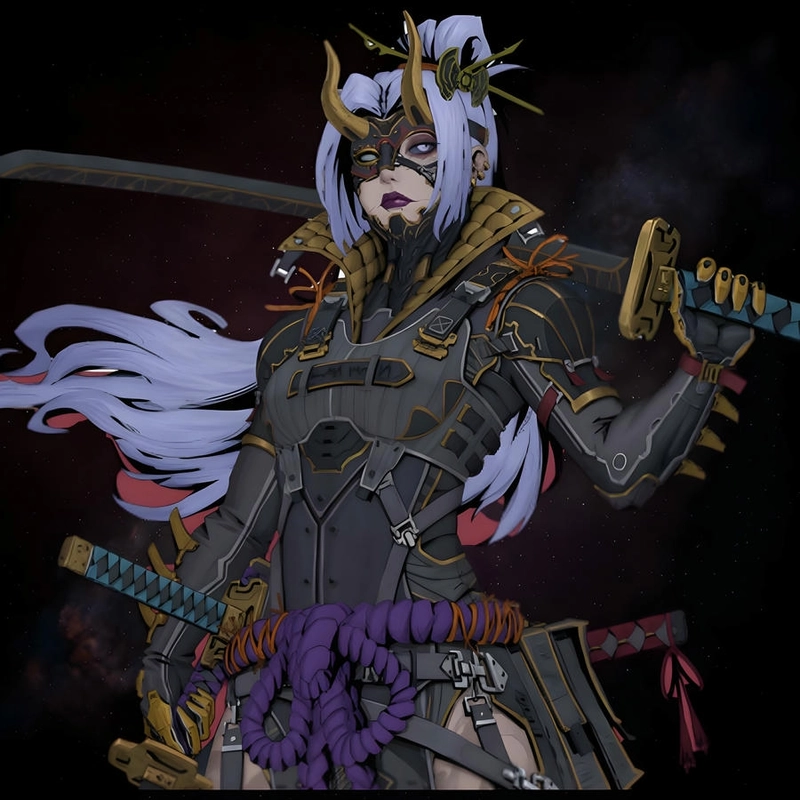 Samurai anime phong cách đẹp