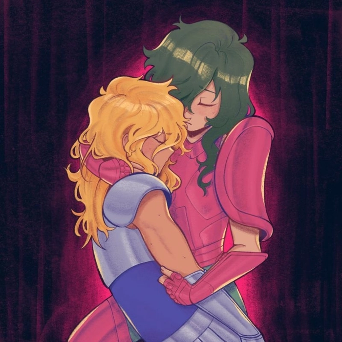 Shun và Hyoga dễ thương thân mật