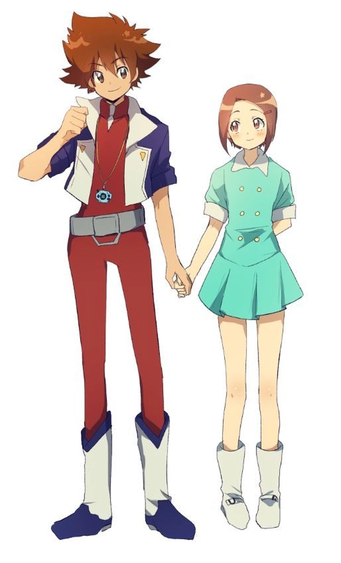 Taichi và Hikari dễ thương, lãng mạn