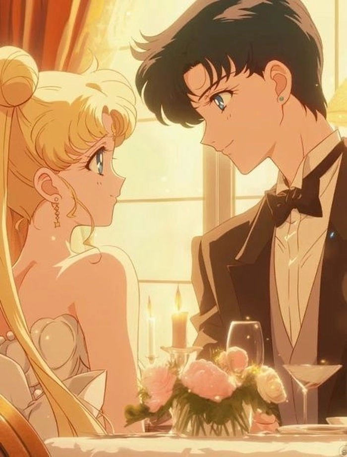 Usagi và Mamoru hình cực đẹp