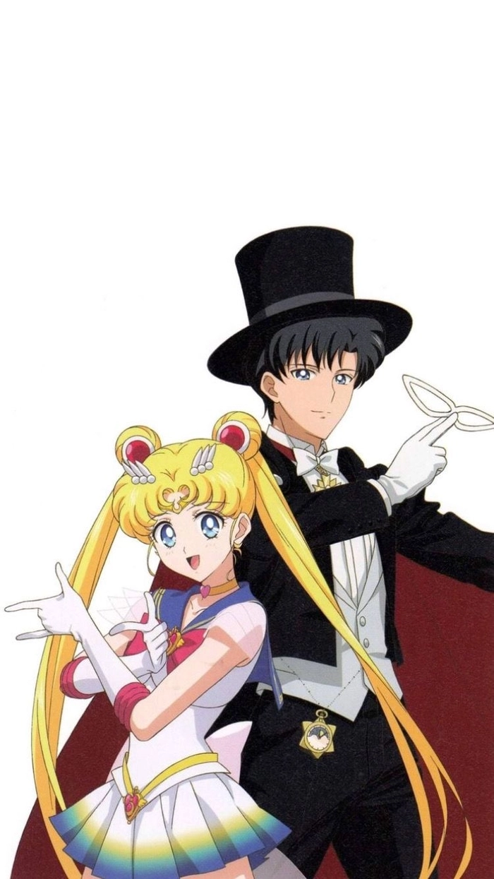 Usagi và Mamoru hình đẹp lãng mạn