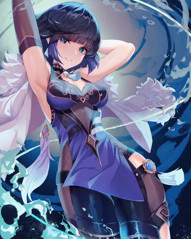 Yelan dễ thương xinh đẹp