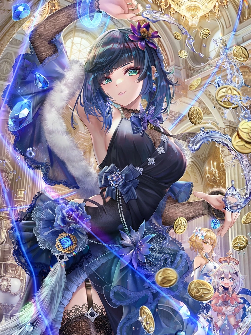 Yelan dễ thương xinh xắn