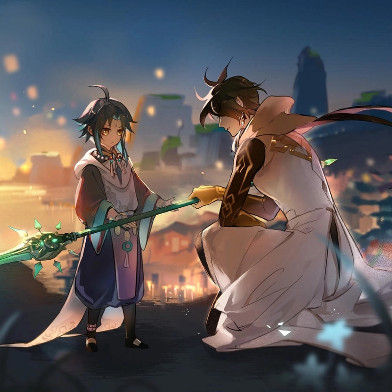 Zhongli cực ngầu và phong độ