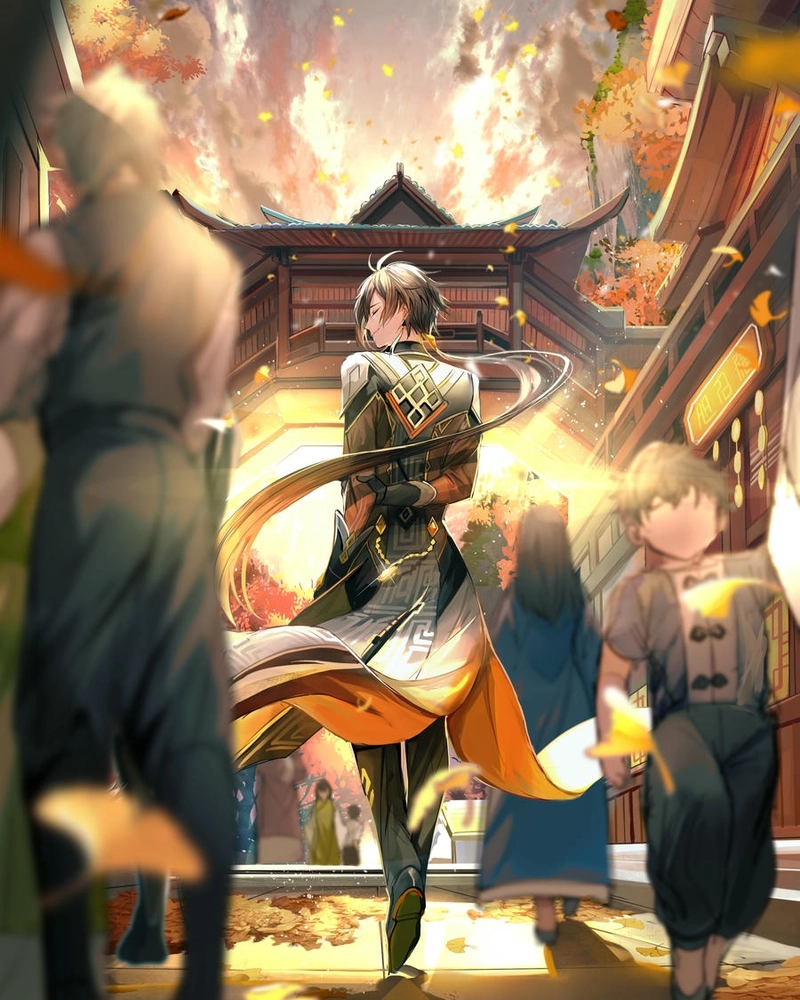 Zhongli đẹp hút hồn