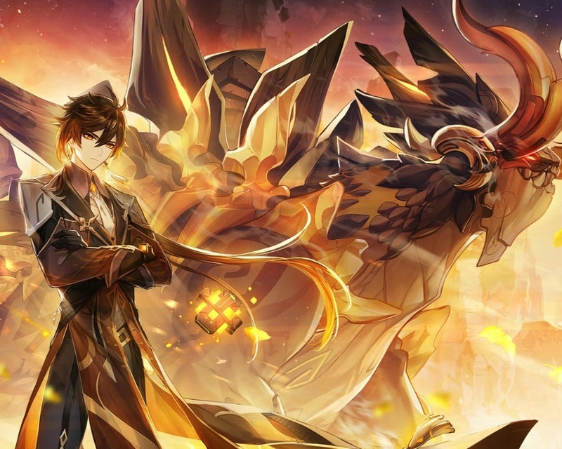 Zhongli lạnh lùng và đẹp trai