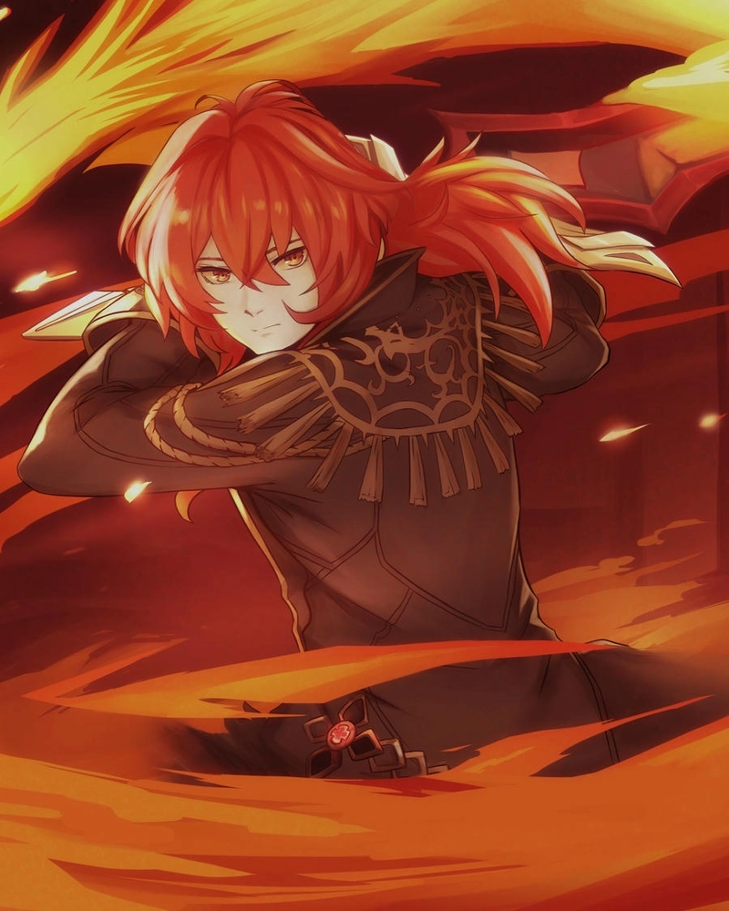 ảnh Diluc đẹp ngầu