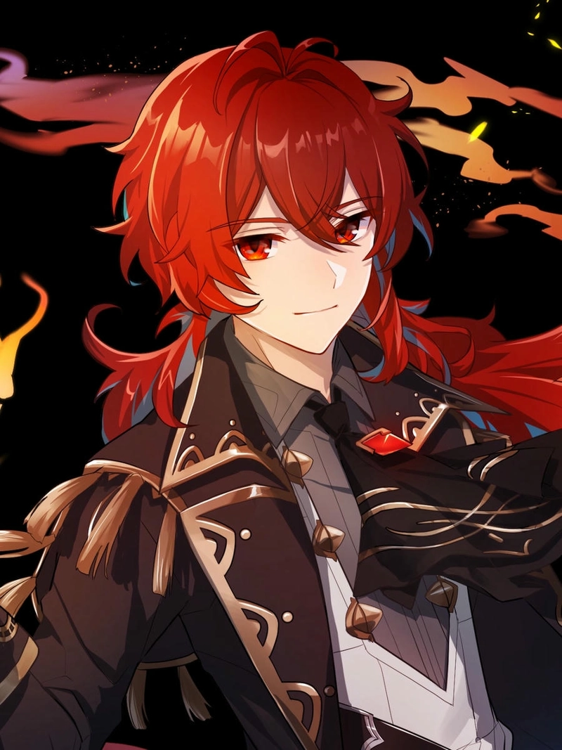 ảnh Diluc phong độ ngầu