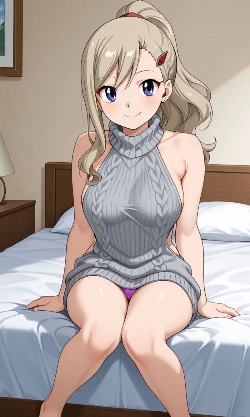 ảnh Rebecca Bluegarden ngồi