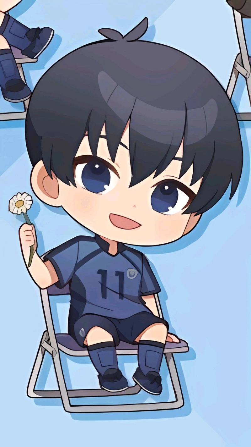 Hình Isagi dễ thương 