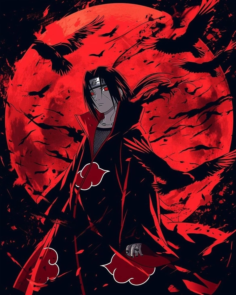 Itachi với sharingan 
