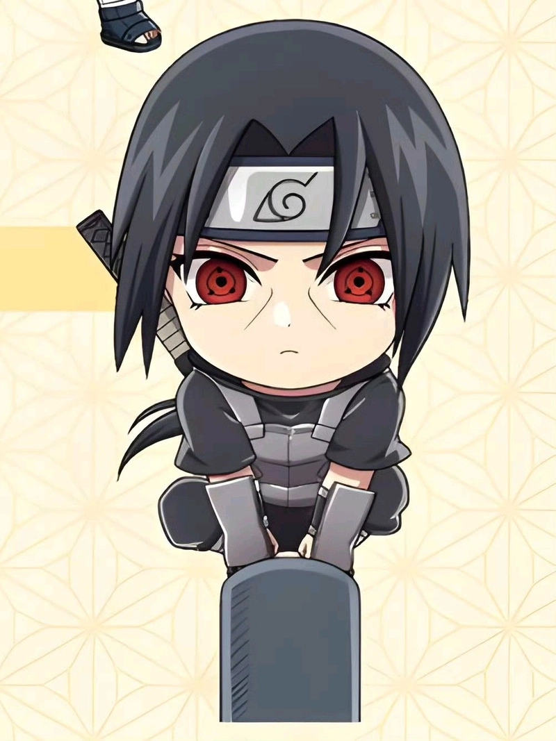 Hình ảnh Itachi chibi phong cách 