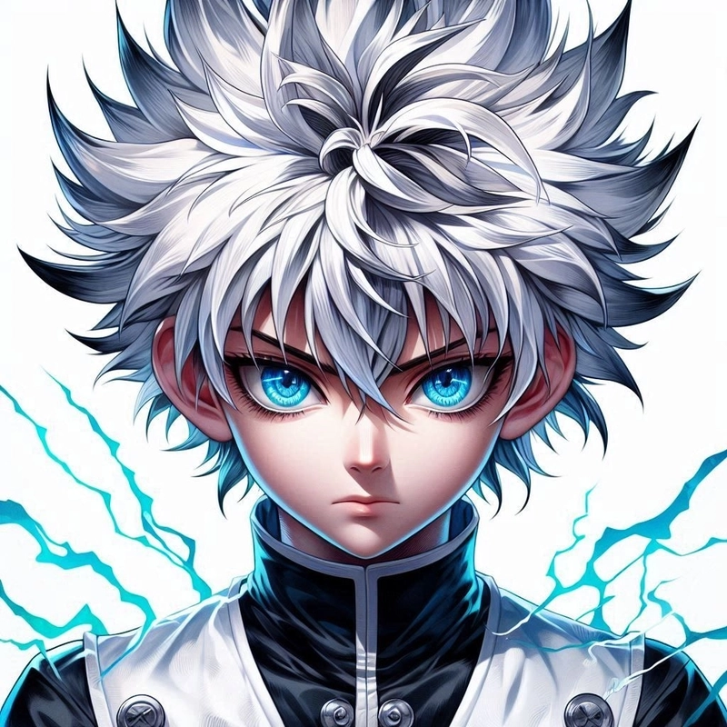 hình Killua Zoldyck chất chill