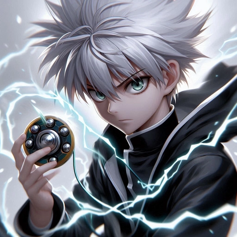 hình Killua ngầu đáng yêu