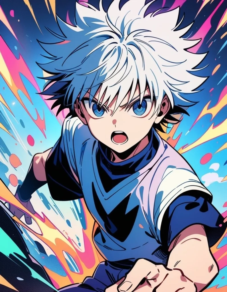 hình Killua chất như nước cất