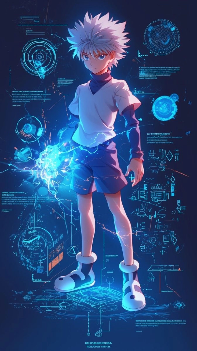 hình anime Killua cực ngầu