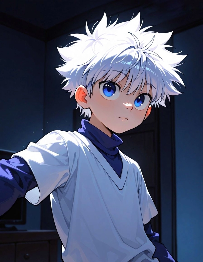 hình Killua Zoldyck siêu cute