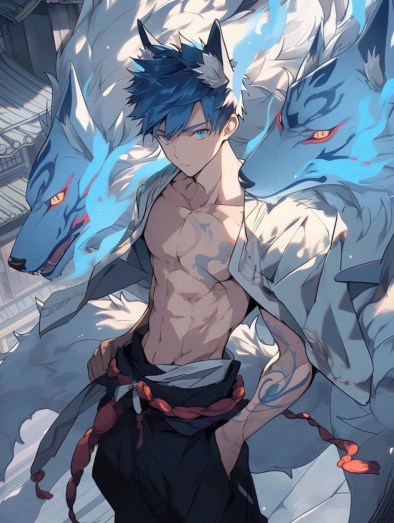 Ảnh anime nam sáu múi khoẻ khoắn 