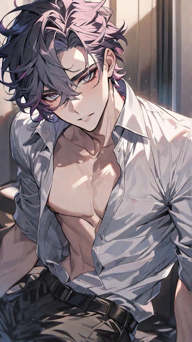 Hình anime nam 6 múi săn chắc 