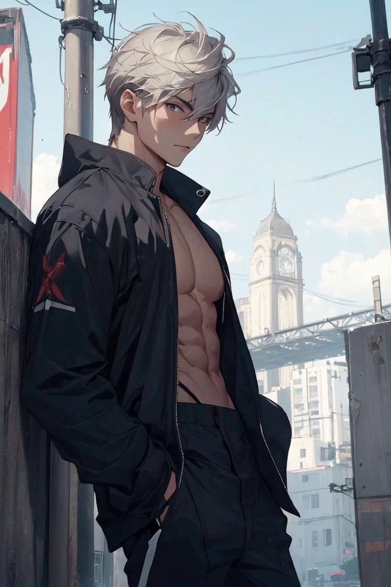 Ảnh anime nam 6 múi cường tráng 