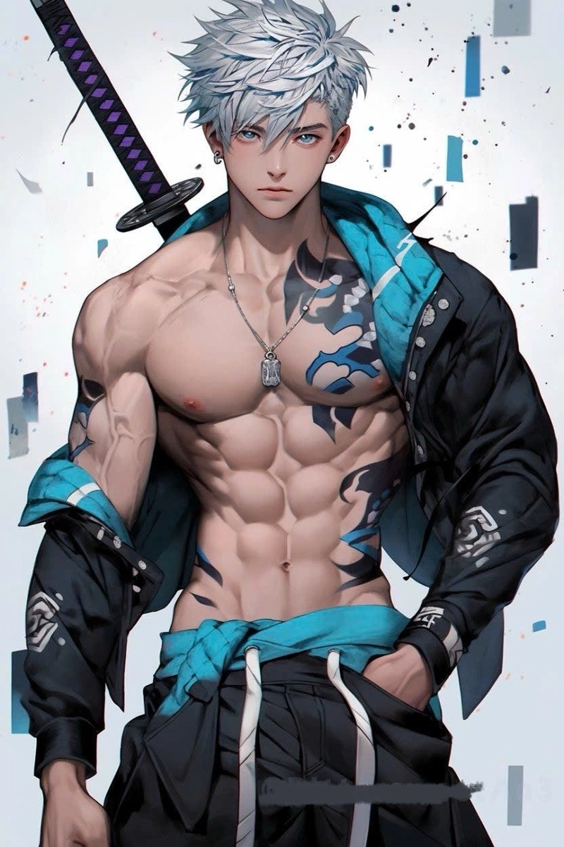 Hình anime nam 6 múi dũng mãnh 