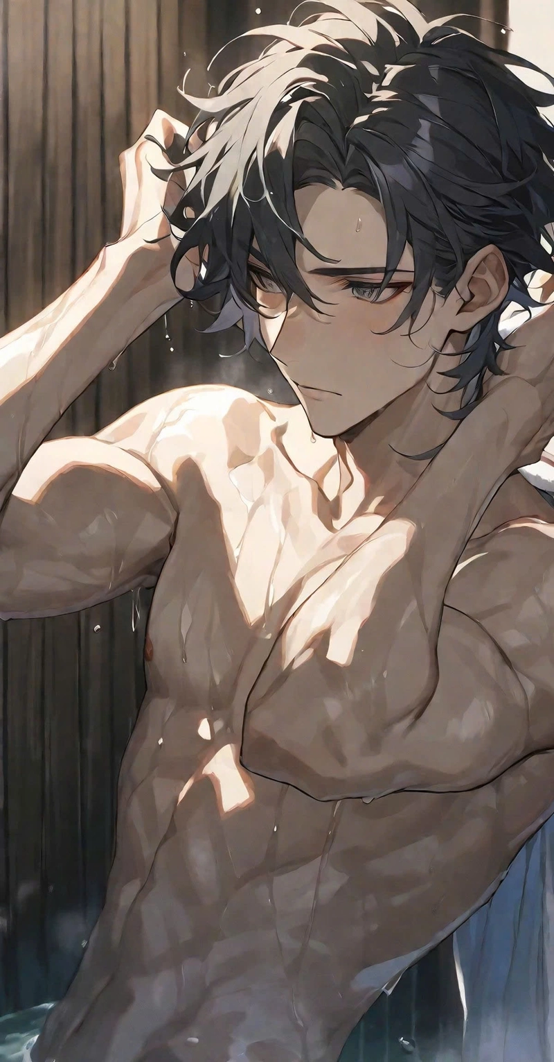 Hình anime nam 6 múi cuốn hút 