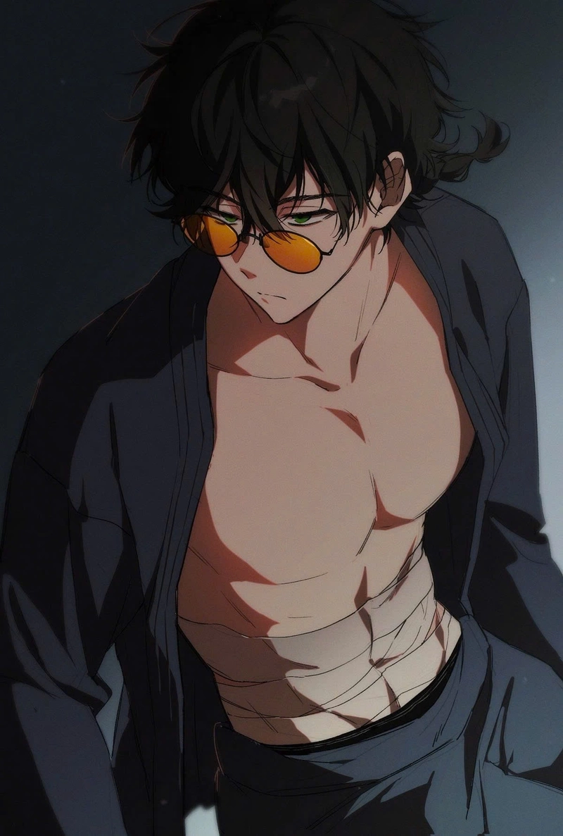 Ảnh anime nam 6 múi khỏe mạnh 