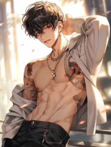 Ảnh anime nam 6 múi đẹp