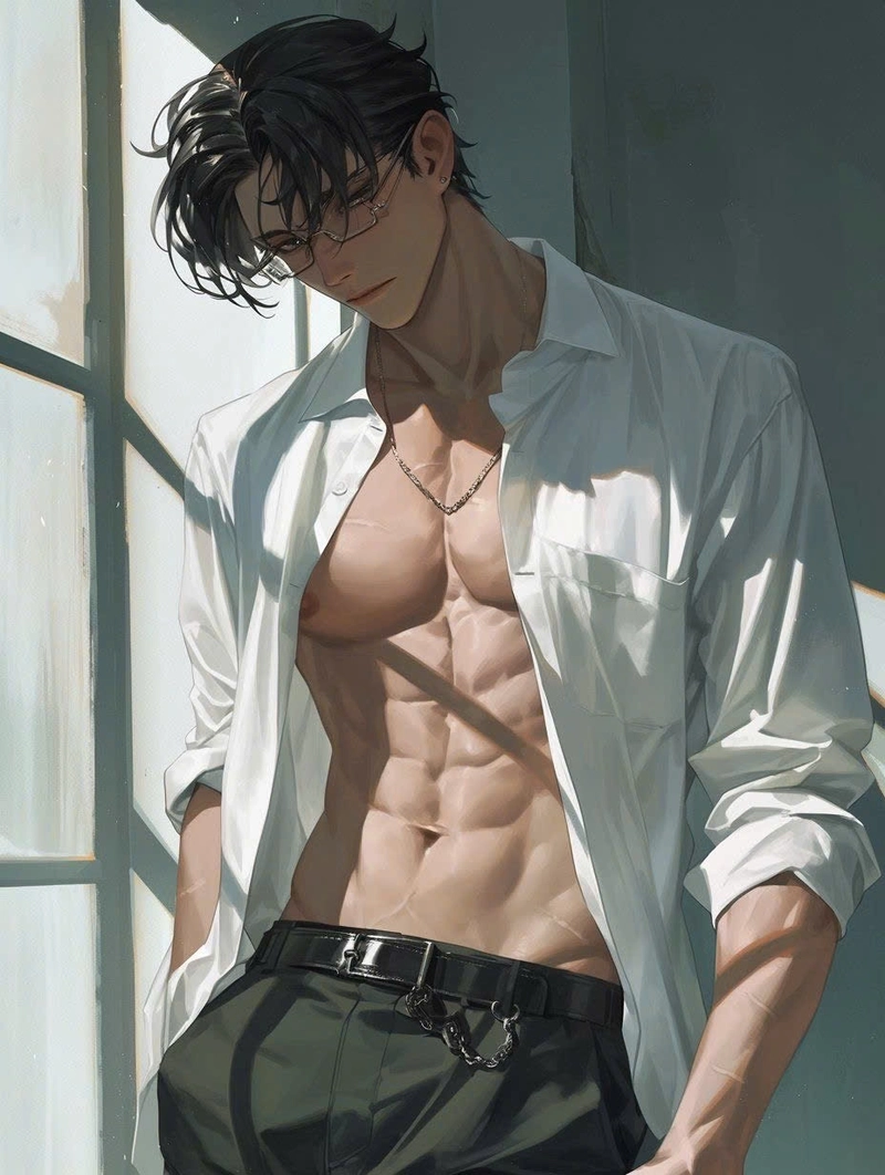 Ảnh nhân vật anime nam có 6 múi 