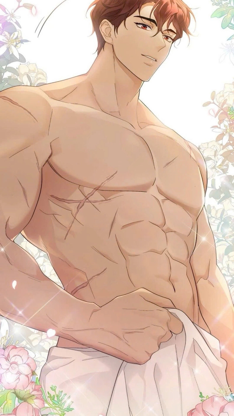 Ảnh anime cơ bắp 6 múi cho nam 