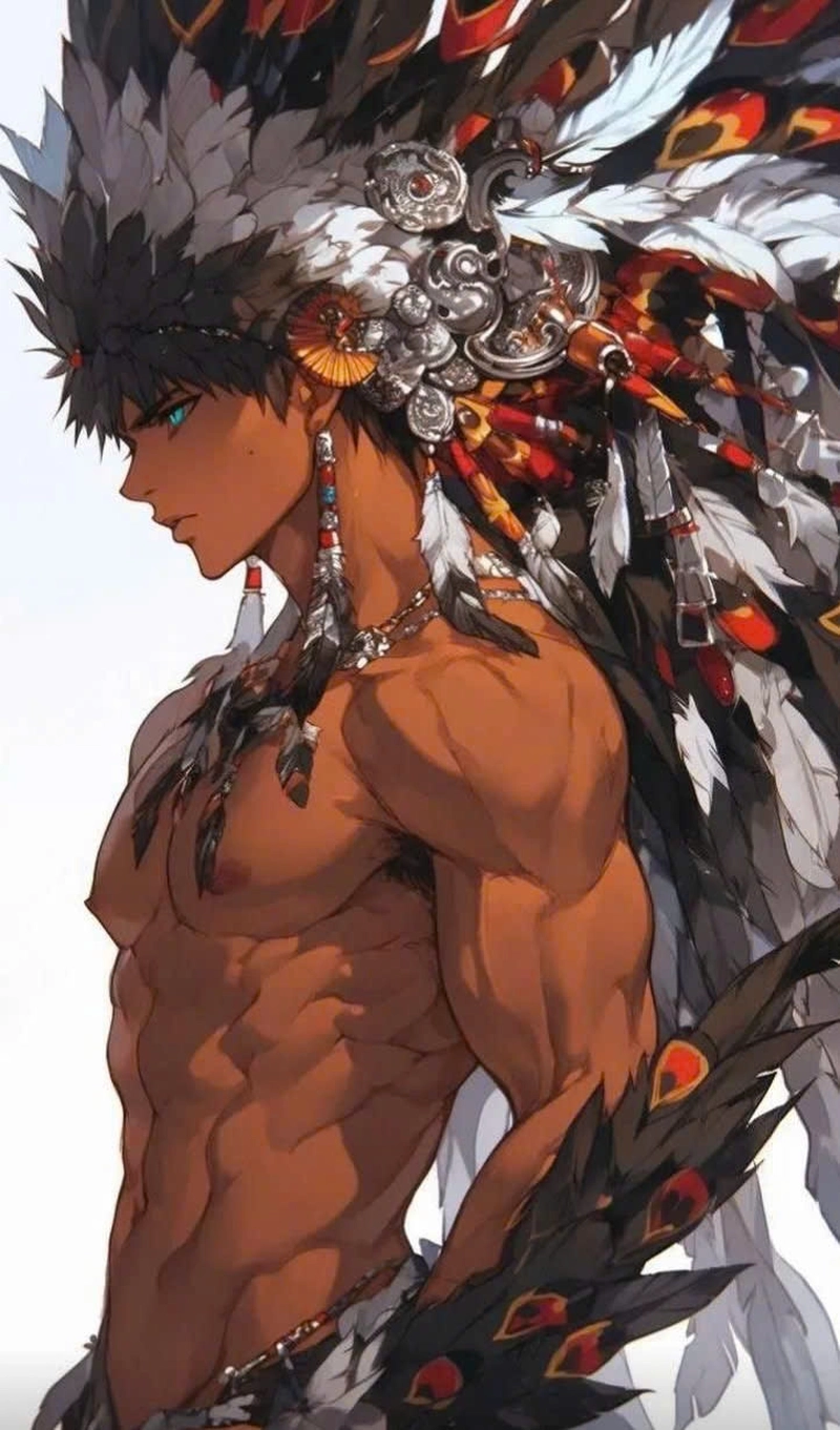 Ảnh anime nam sáu múi cuồn cuộn 