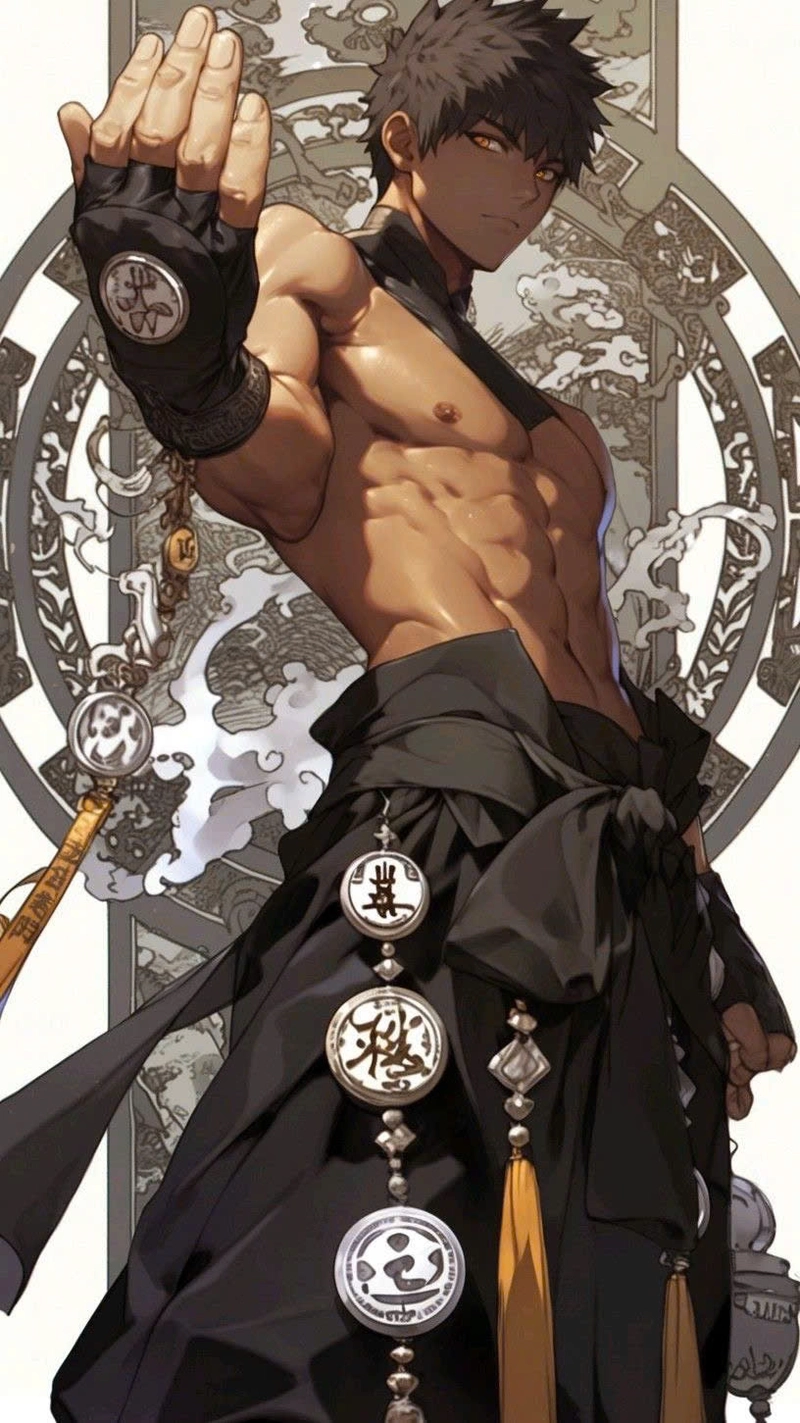 Ảnh anime nam sáu múi đẹp 