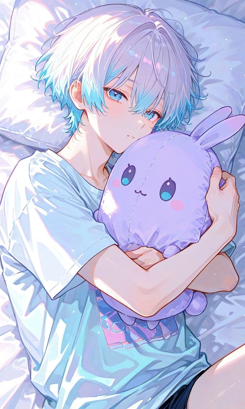 hình anime nam học sinh cute