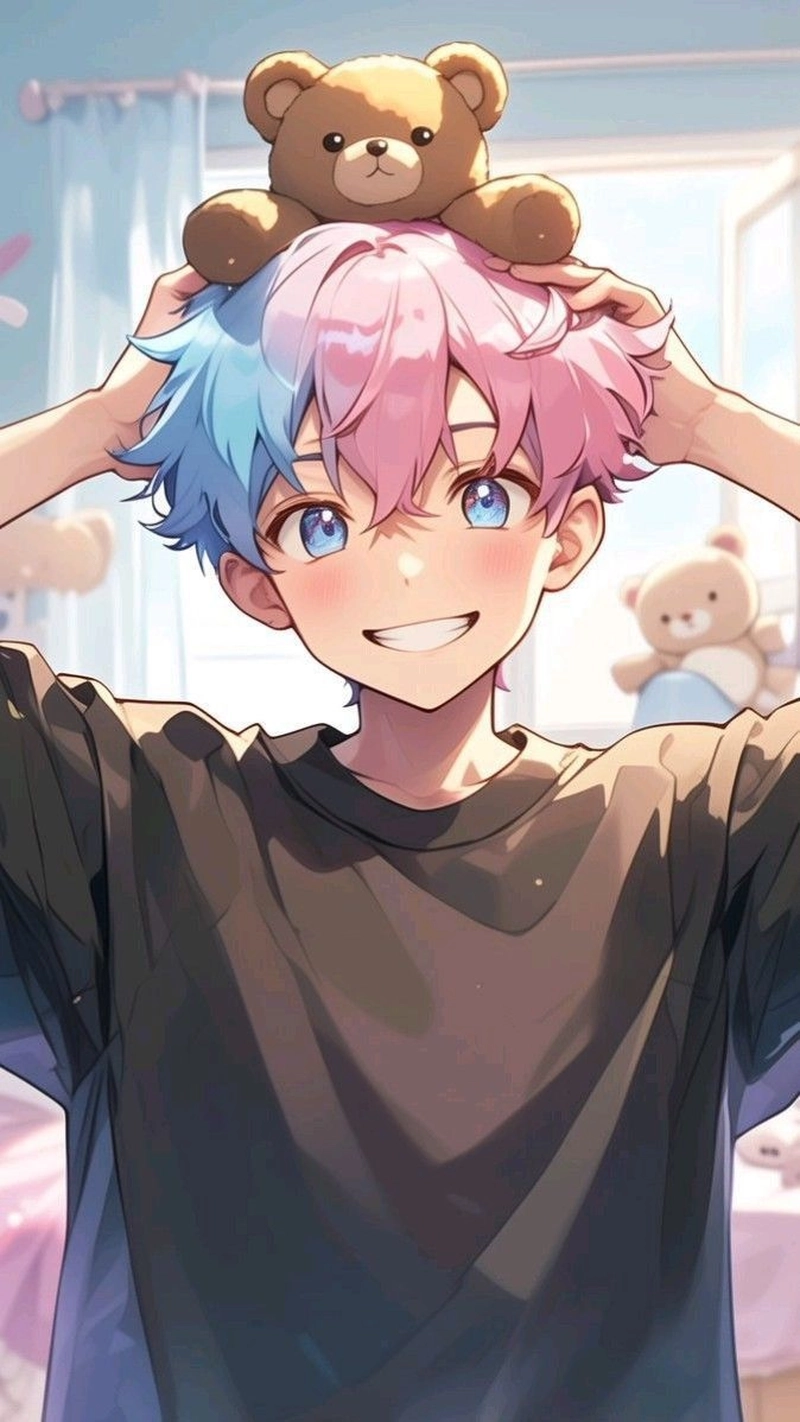 hình anime nam baby cute