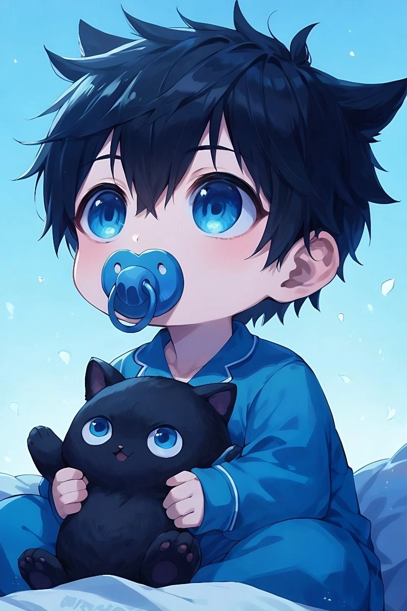 ảnh anime nam cười dễ thương