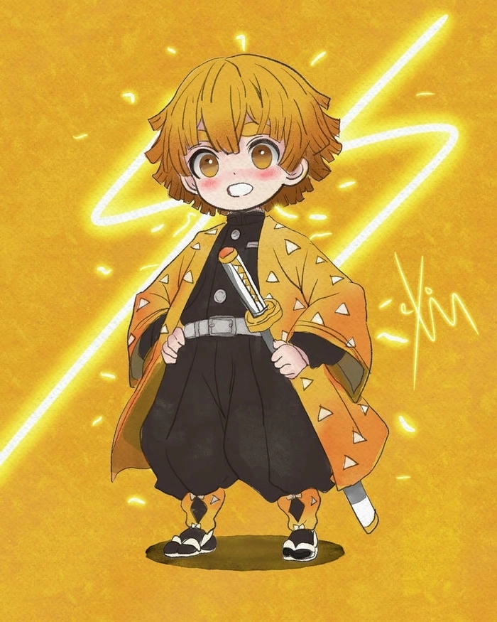 Ảnh Zenitsu chibi dễ thương