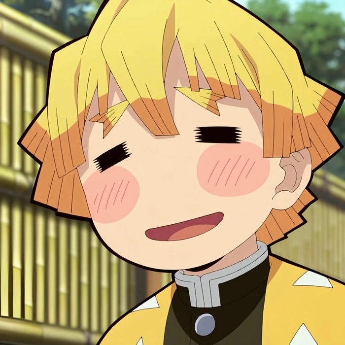 Ảnh Zenitsu màu sắc rực rỡ