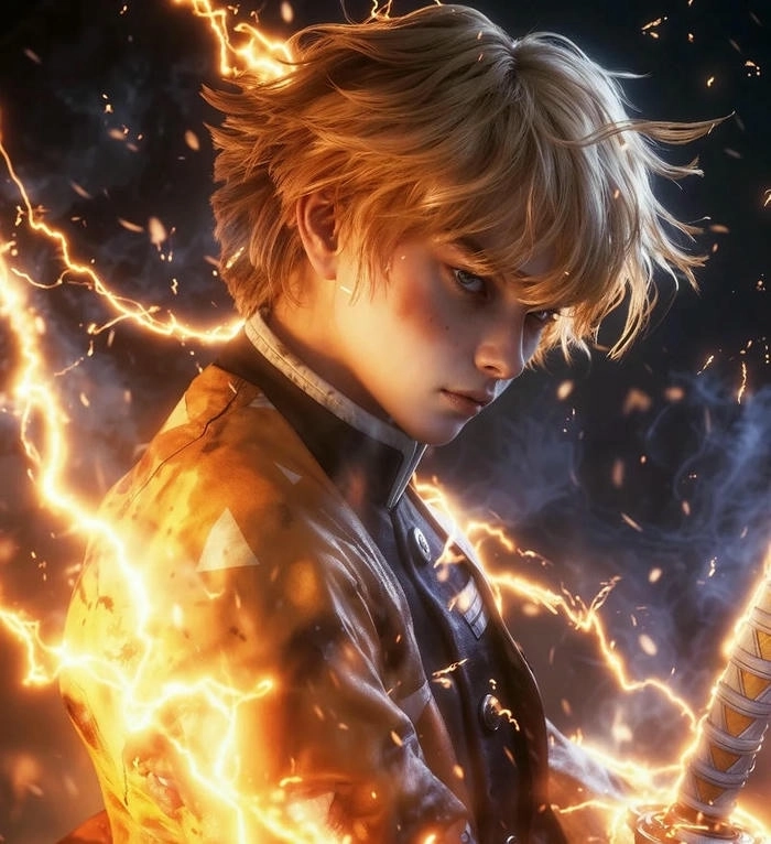 Ảnh Zenitsu siêu đẹp và sắc nét