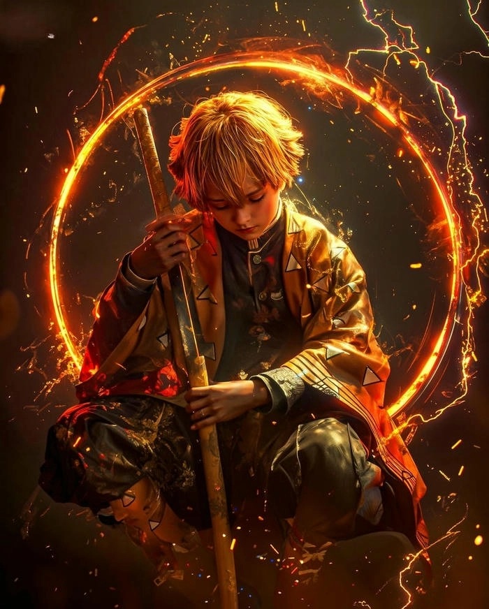 Ảnh Zenitsu dễ thương