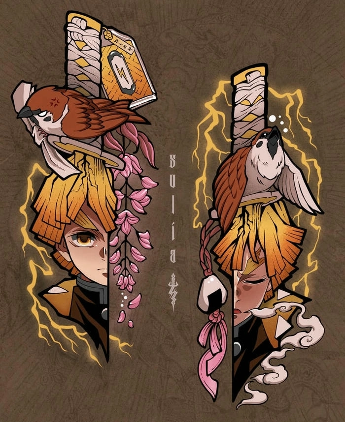 Ảnh Zenitsu siêu nét