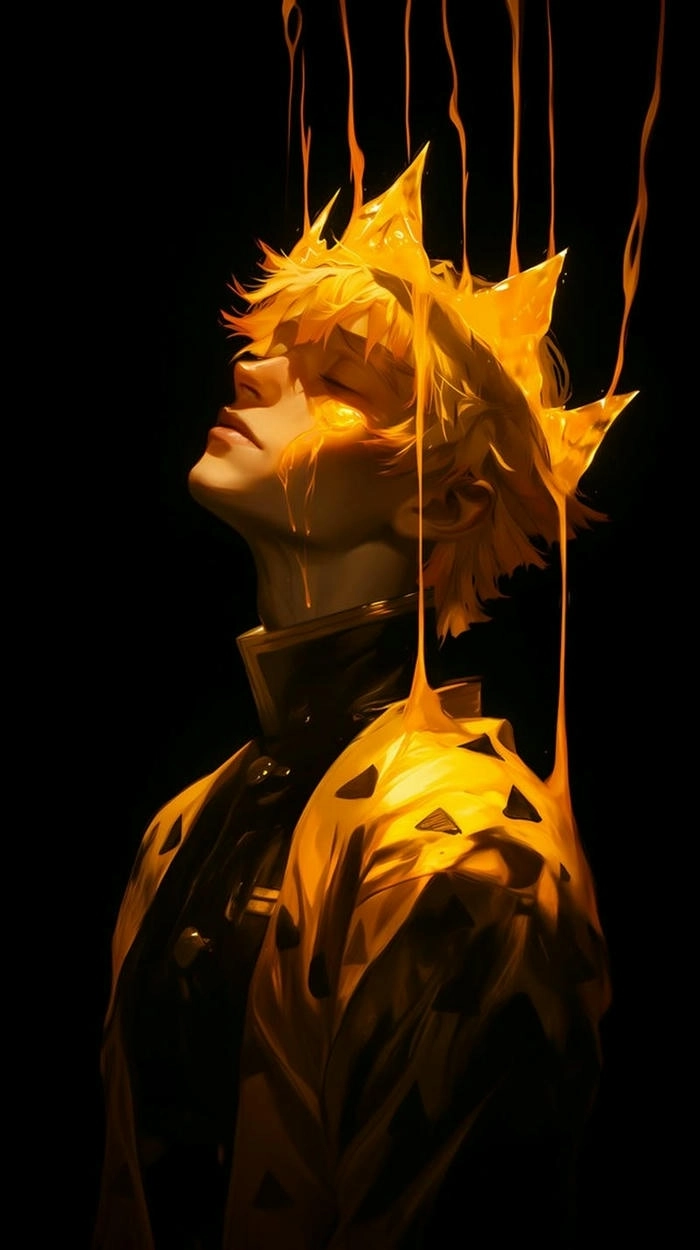 Hình Zenitsu đứng oai