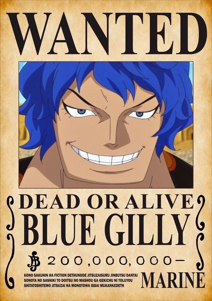 Hình truy nã Blue Gilly