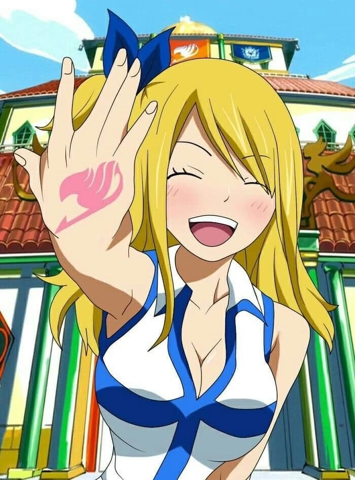 ảnh lucy heartfilia cười