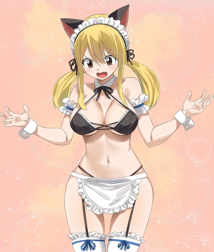 ảnh lucy heartfilia hầu gái