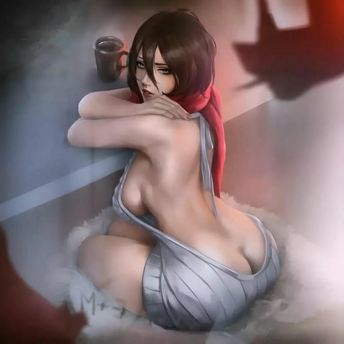 Mikasa Ackerman hình nền anime 4K