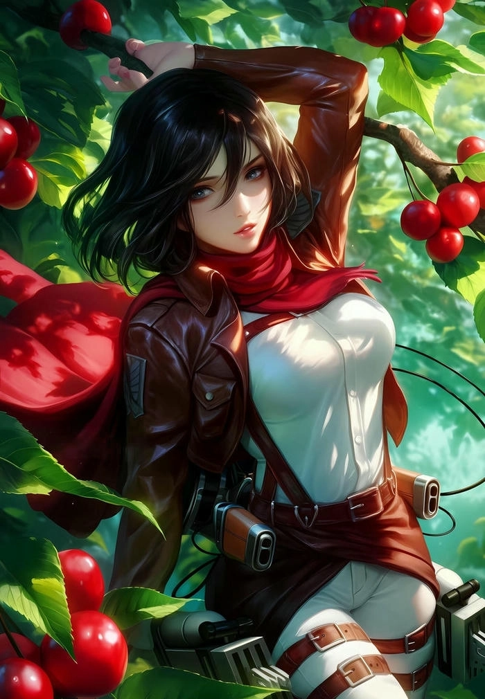 Hình anime Mikasa xinh đẹp