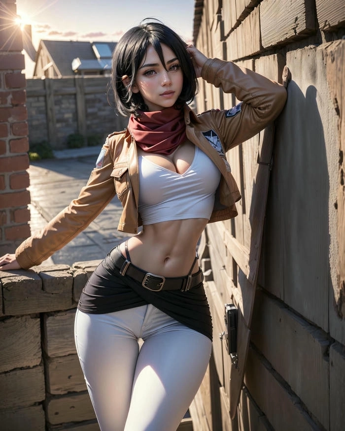 Hình Mikasa Ackerman ngầu